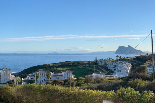 Aussicht auf Gibraltar am Tag