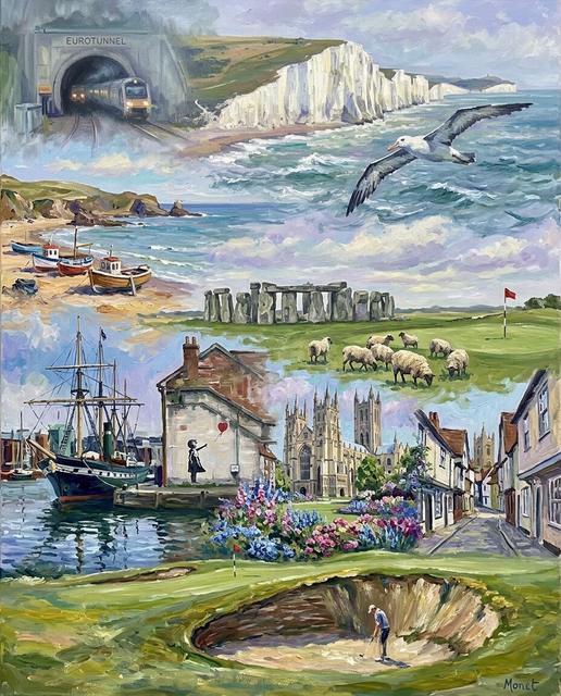 Südengland im Stil von Monet