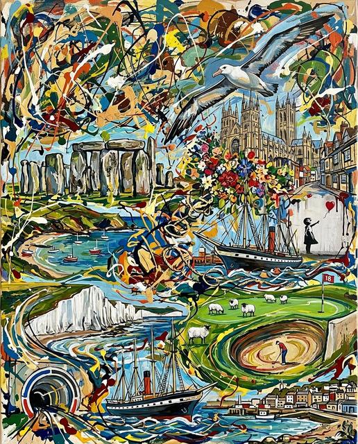 Südengland im Stil von Pollock