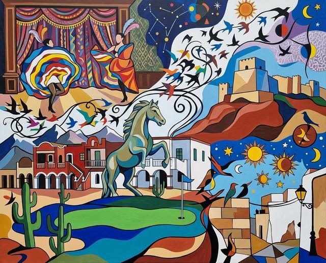 Vera im Stil von Miró